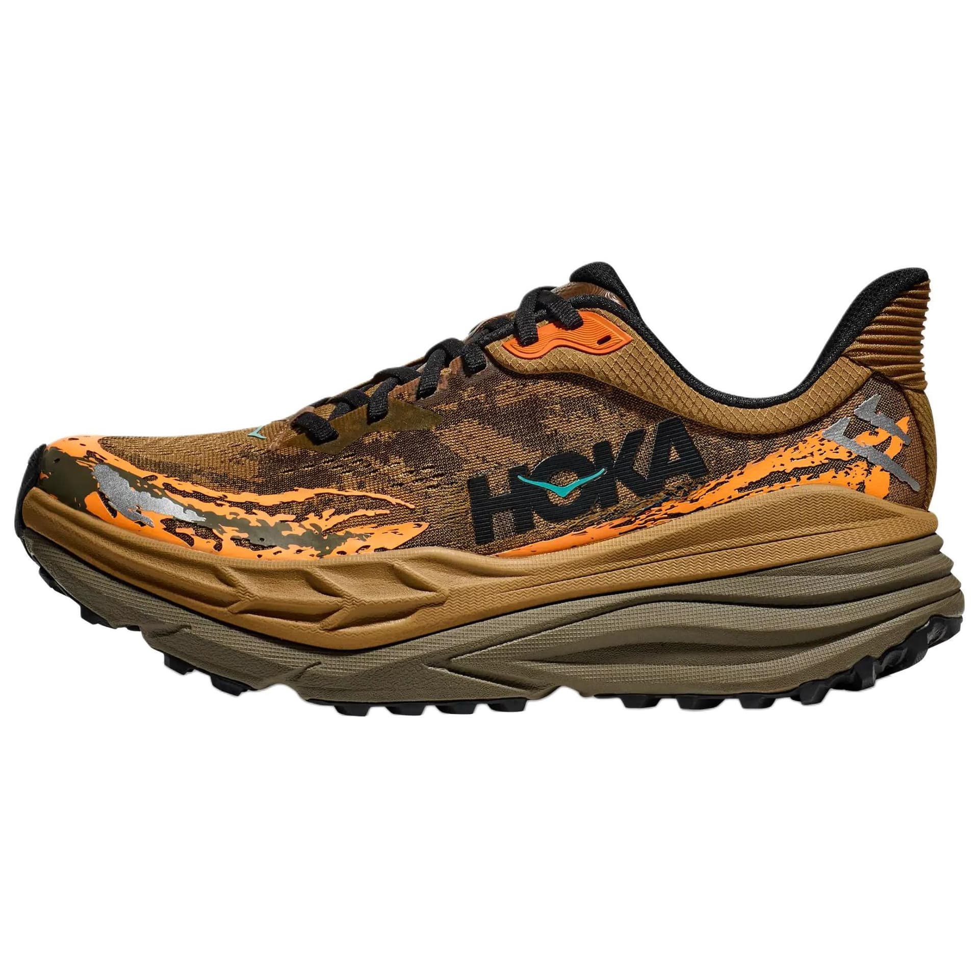 Кроссовки для бега HOKA ONE ONE Stinson 7 Удобные Амортизирующие Противоскользящие Низкие Повседневные Беговые Кроссовки Мужские Коричневые - изображение 1