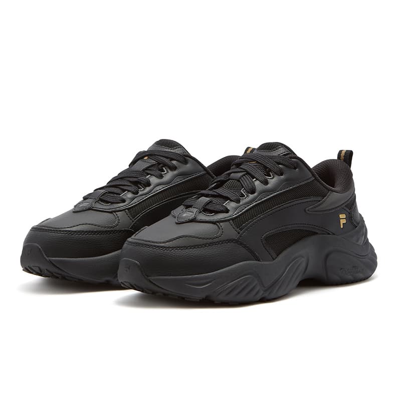 Кроссовки для бега FILA FUSION Conch D Текстиль Синтетическая кожа Низкие кеды для бега Женские Черные - изображение 3
