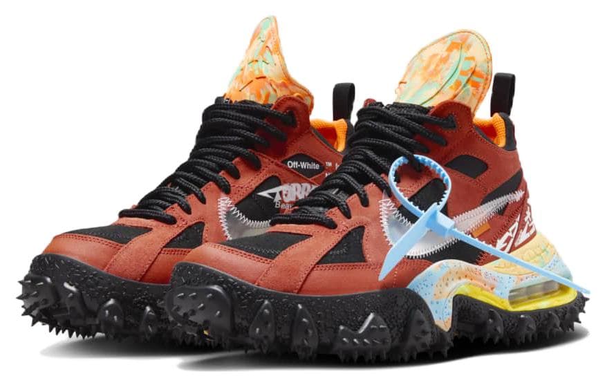 Кроссовки OFF-WHITE Nike Air Terra Forma "Mantra Orange" - изображение 3