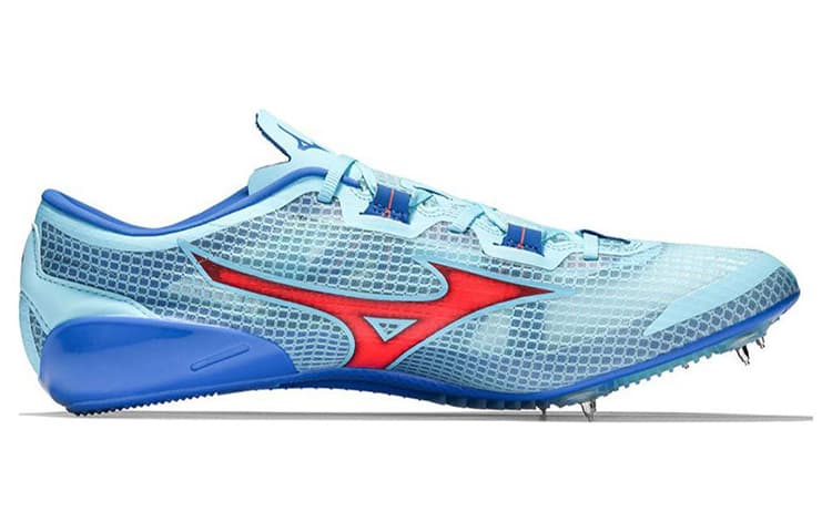 Кроссовки для бега Mizuno Бутсы Устойчивые к истиранию Дышащие Низкие Беговые кроссовки Унисекс Синие Оранжевые - изображение 2