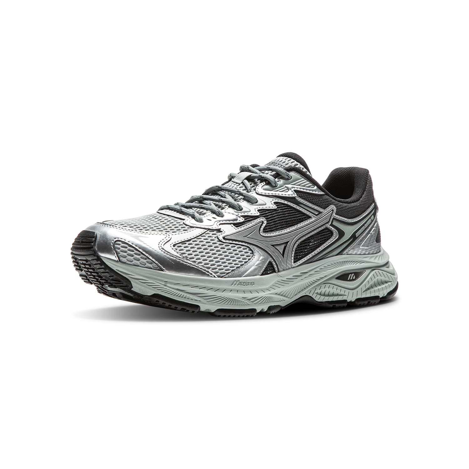Кроссовки для бега Mizuno RACER V2 Текстиль Синтетическая кожа Амортизация Устойчивость к истиранию Дышащий Легкий - изображение 2