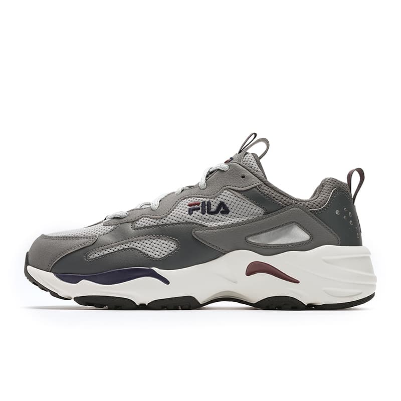 Кроссовки для бега FILA Tracer Универсальная низкая беговая обувь для мужчин дымчато-серый цвет - изображение 1