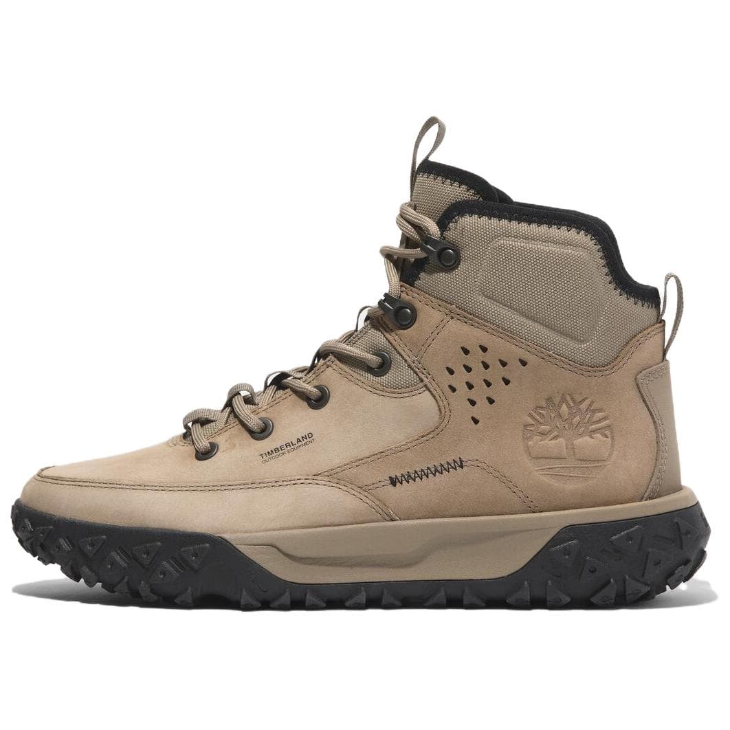 Кроссовки Timberland Greenstride Motion 6 Противоскользящая Устойчивая к истиранию Высокий Верх Уличная Обувь Мужская Бежевая - изображение 1