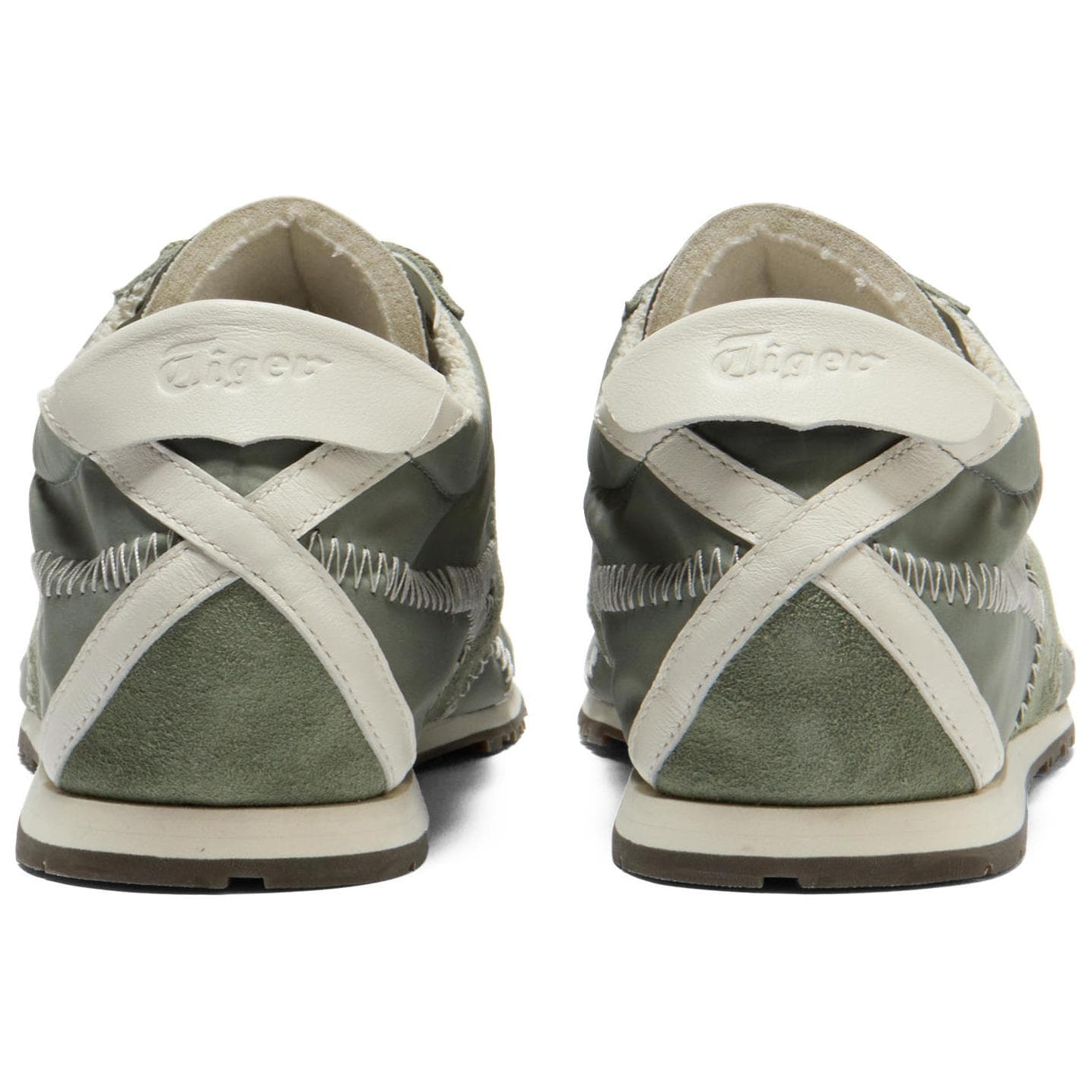 Кроссовки для бега Onitsuka Tiger CORSAIR Низкий Топ Повседневные Городские Коммутационные Беговые Кроссовки Унисекс Зеленый - изображение 5