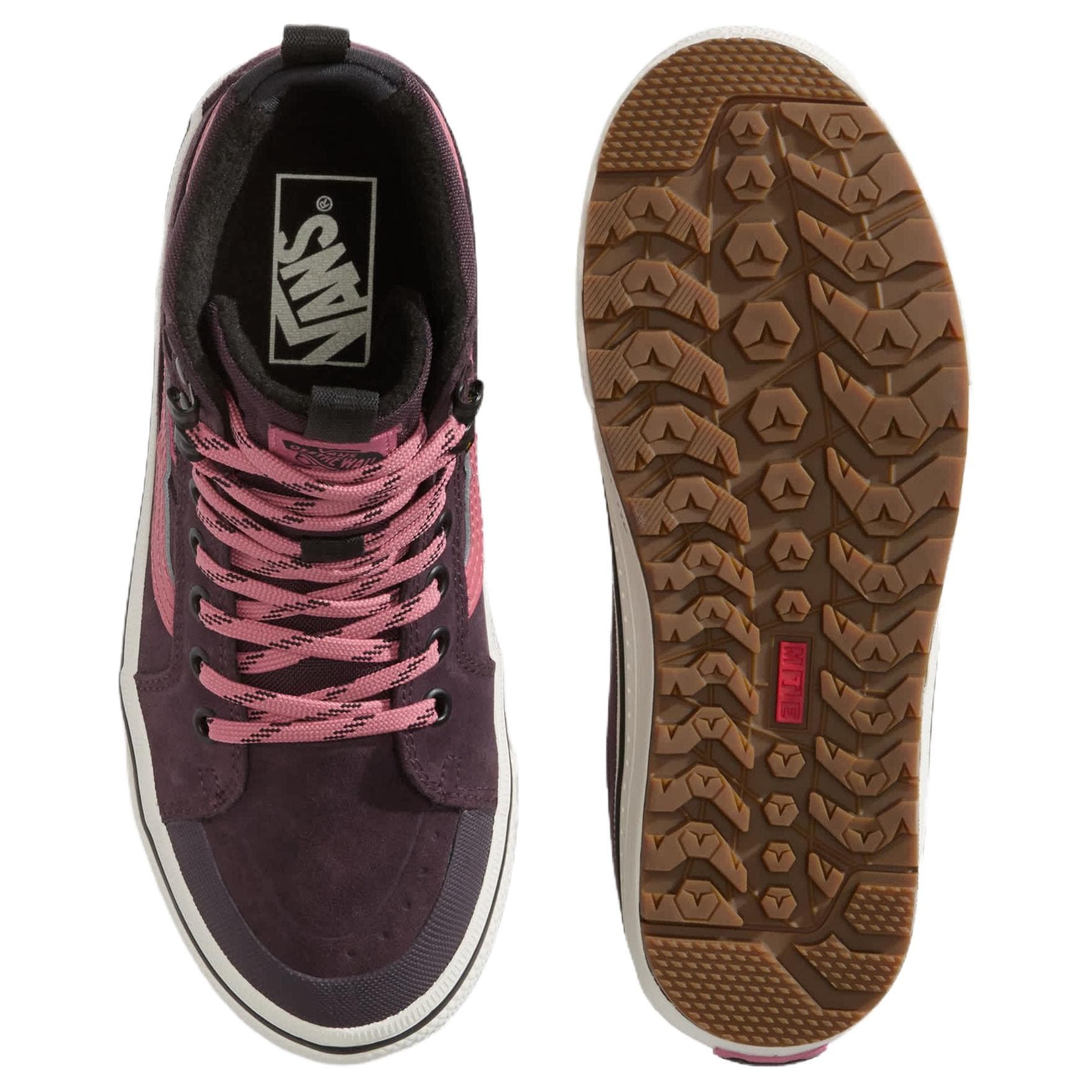 Кроссовки Vans SK8 HI Водонепроницаемая Поддержка Термическая Водонепроницаемая Поддержка Термическая Высокие Кеды Уличная Обувь - изображение 4