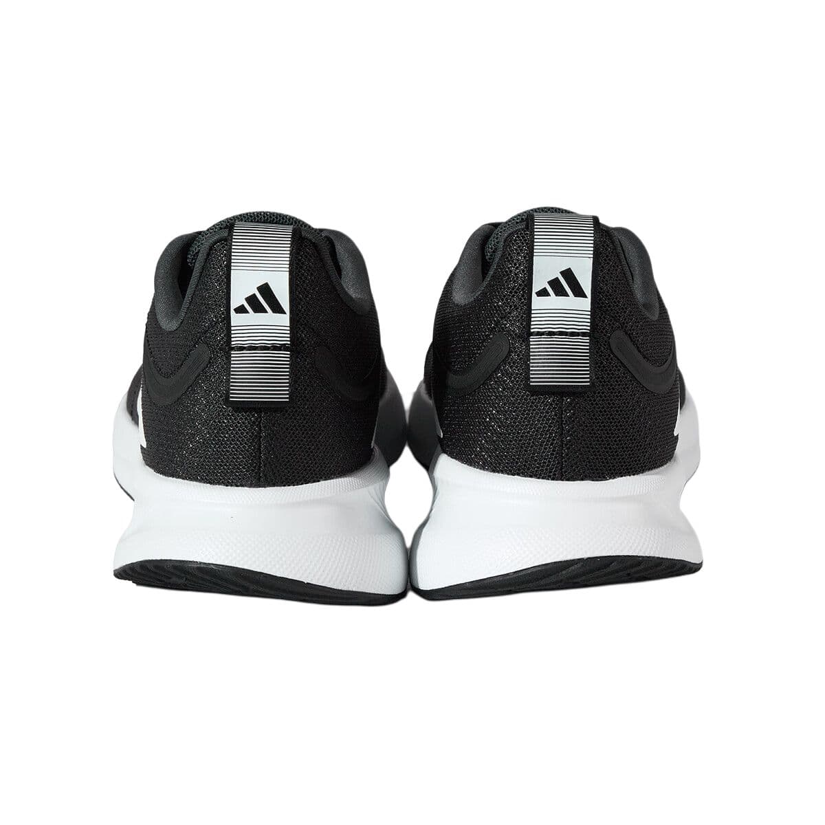 Кроссовки для бега Adidas Runfalcon 5,0 Устойчивые к истиранию низкие беговые кроссовки для женщин черно-белые - изображение 4