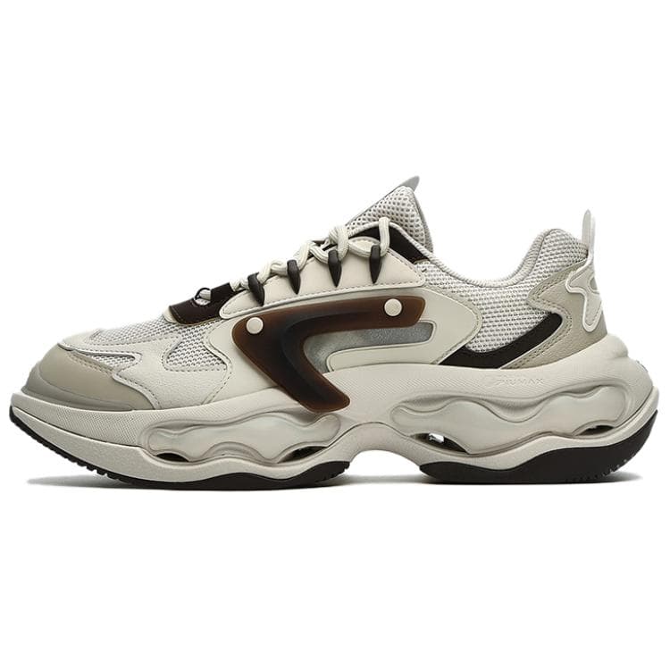 Кроссовки для бега FILA FUSION Текстиль Синтетическая кожа ТПУ (TPU) Амортизация Устойчивость к истиранию Увеличение высоты Низкий топ - изображение 1