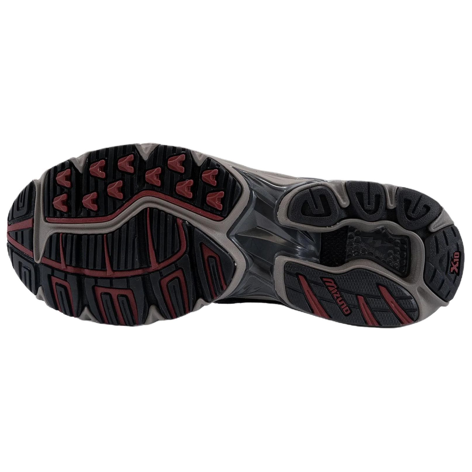 Кроссовки для бега Mizuno Wave Rider 10 Амортизация Повседневные Беговые Кроссовки Унисекс Черные - изображение 6