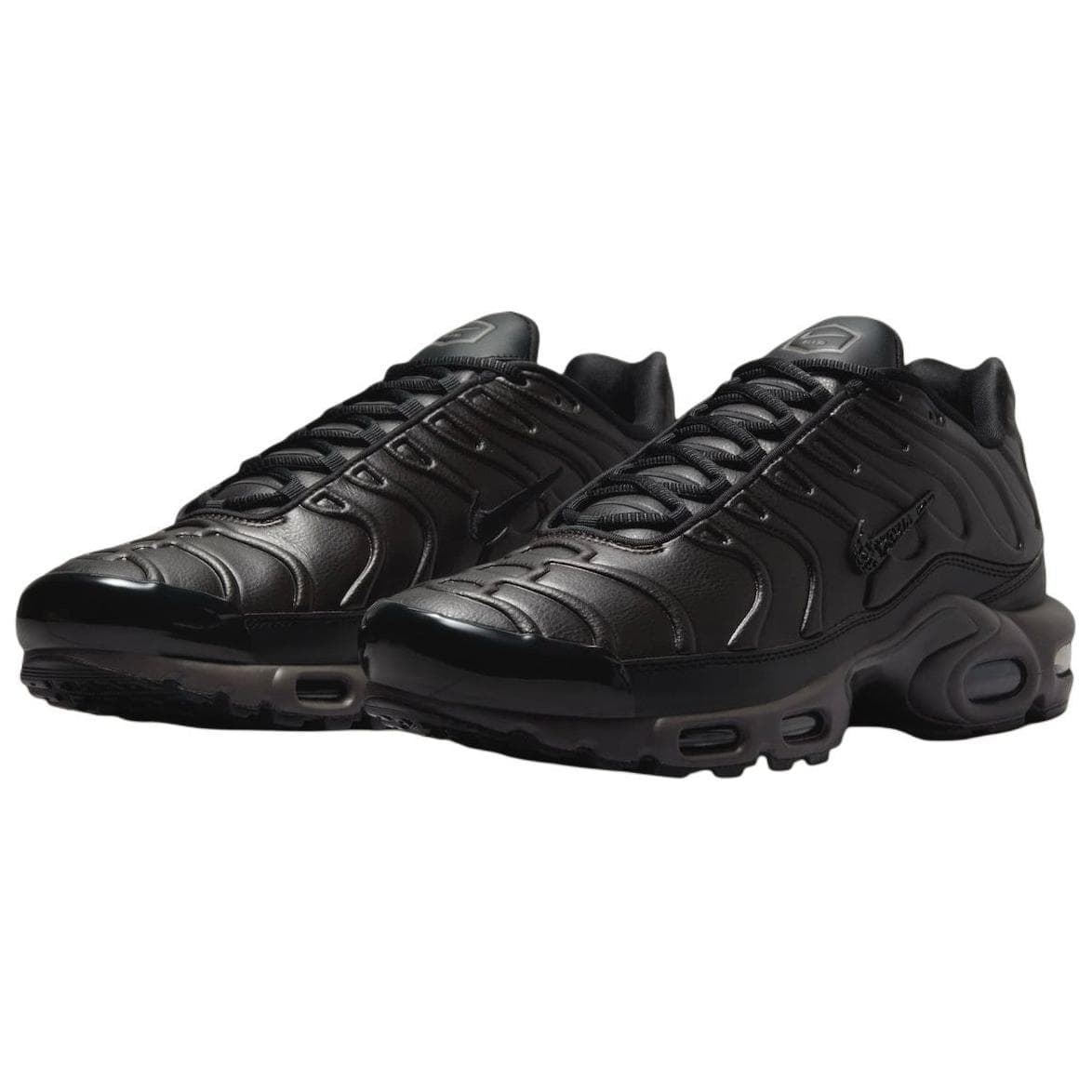 Кроссовки для бега Nike Air Max Plus Устойчивые к истиранию низкие беговые кроссовки унисекс черные - изображение 3