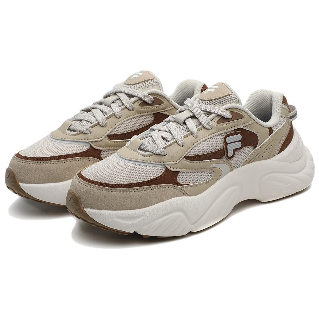 Кроссовки для бега FILA FUSION Conch II Conch Shoe Текстиль Синтетическая кожа Низкий топ Повседневные беговые кроссовки Женские - изображение 3