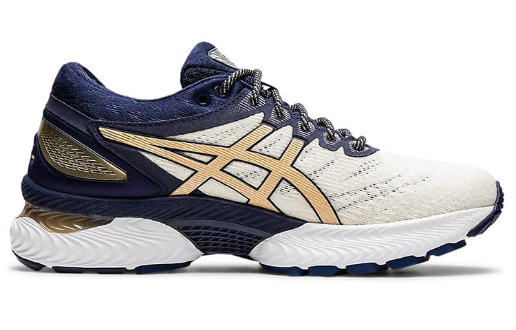 Кроссовки для бега Asics GEL-Nimbus 22 White Blue - изображение 2