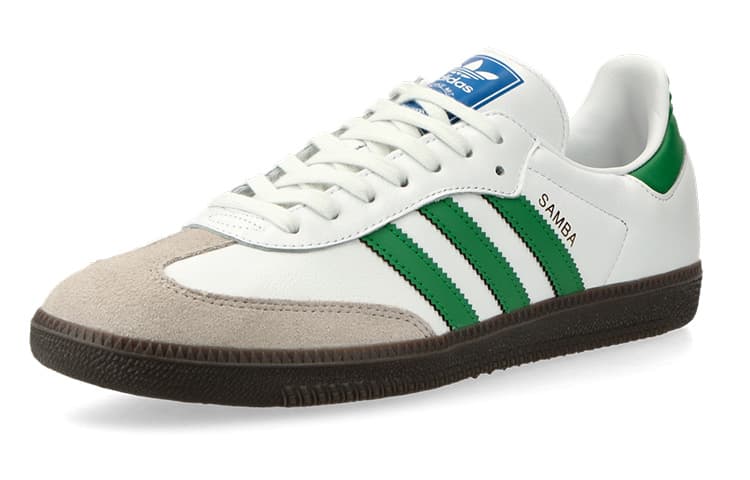 Кроссовки adidas Samba OG White Green - изображение 3