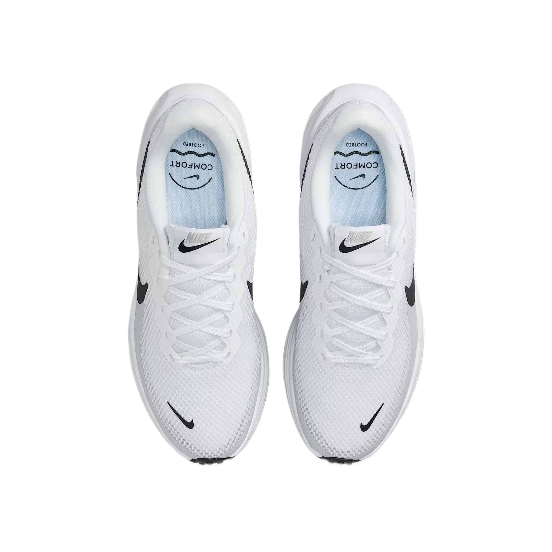 Кроссовки для бега Nike REVOLUTION 8 Сетчатая ткань Low Топ Повседневные кроссовки для бега Women's White - изображение 4
