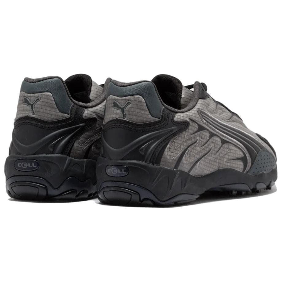 Кроссовки для бега PUMA Inhale Устойчивые к истиранию Низкие повседневные городские кроссовки для бега Унисекс Серый Черный - изображение 4