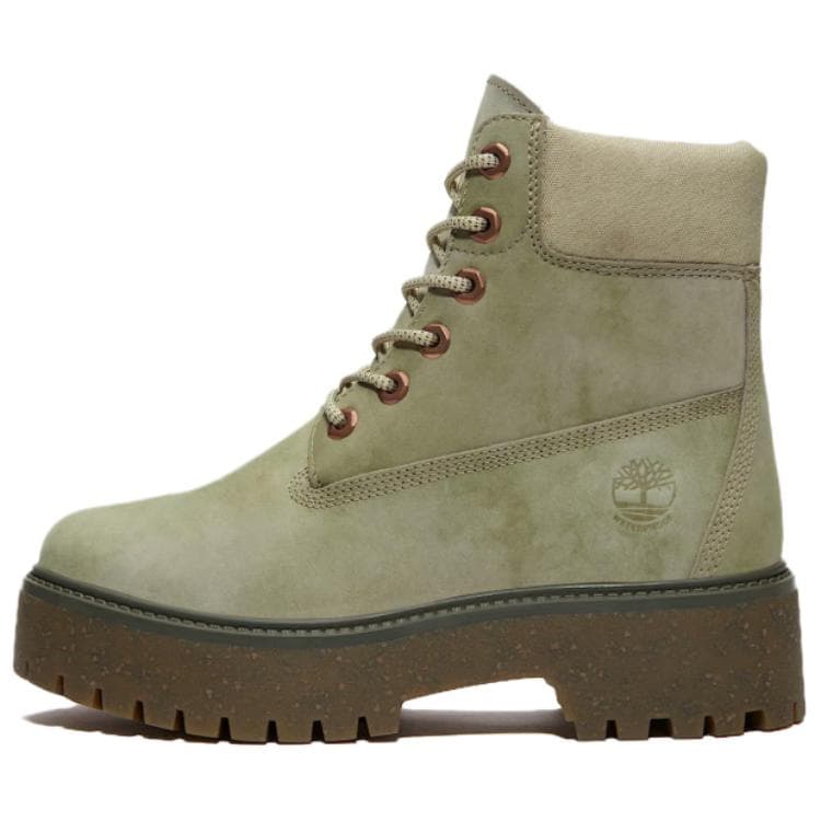 Ботинки уличные Timberland Stone Street Водонепроницаемый и Износостойкий Короткий Аутдор Женский Зеленый - изображение 1