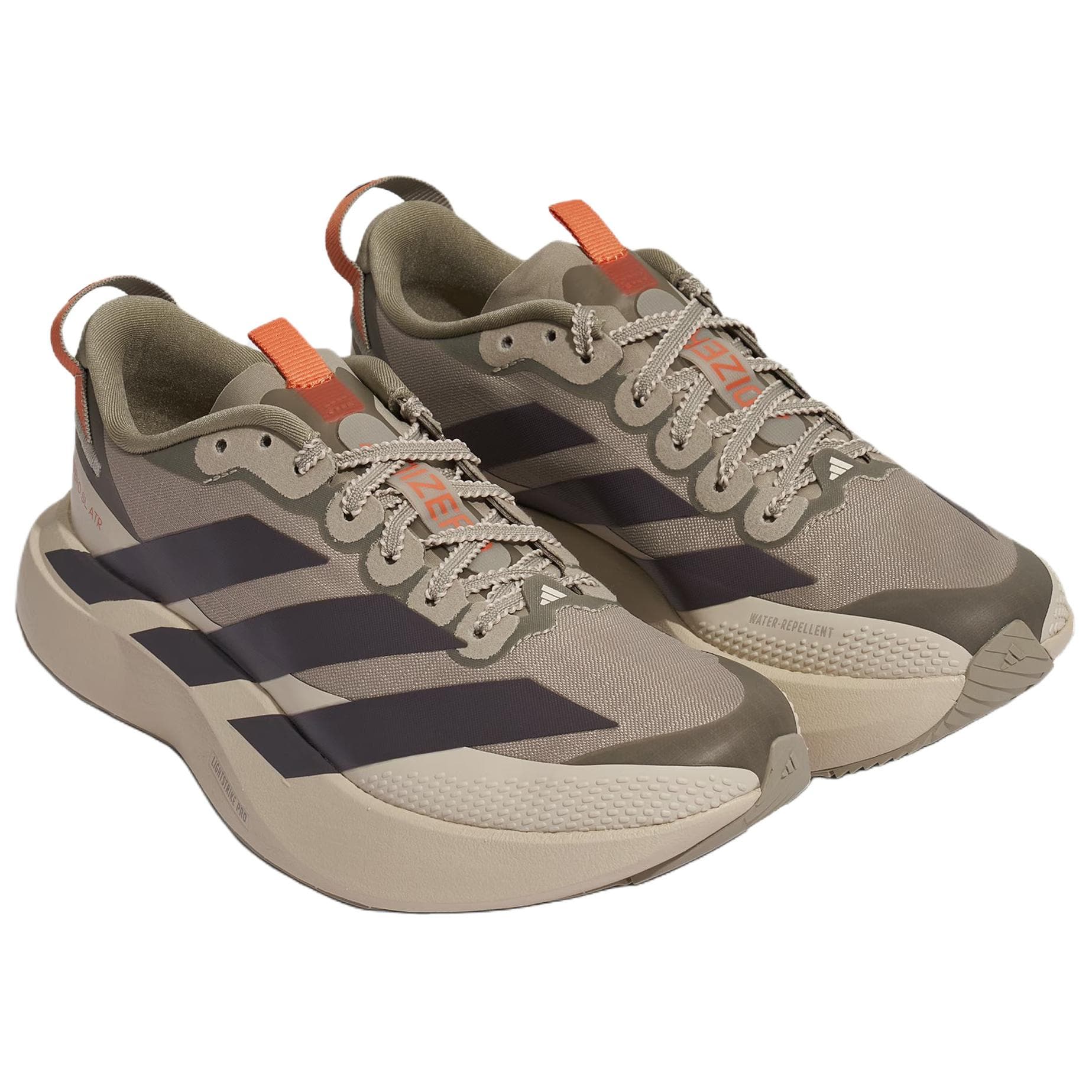 Кроссовки для бега Adidas Adizero EVO SL визуально увеличивает рост Марафон Беговые кроссовки Женские Коричневый - изображение 3