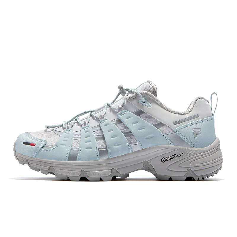 Кроссовки для бега FILA FUSION COMO X Lake Series Текстиль Синтетическая кожа Низкие кеды для бега Женские Дождь Туманно-серый - изображение 1