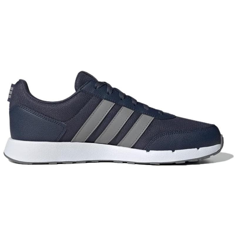 Кроссовки для бега Adidas Neo Run 50S Устойчивый к истиранию Дышащий Верх Низкие Повседневные Беговые Кроссовки Унисекс Асфальт Серый - изображение 2