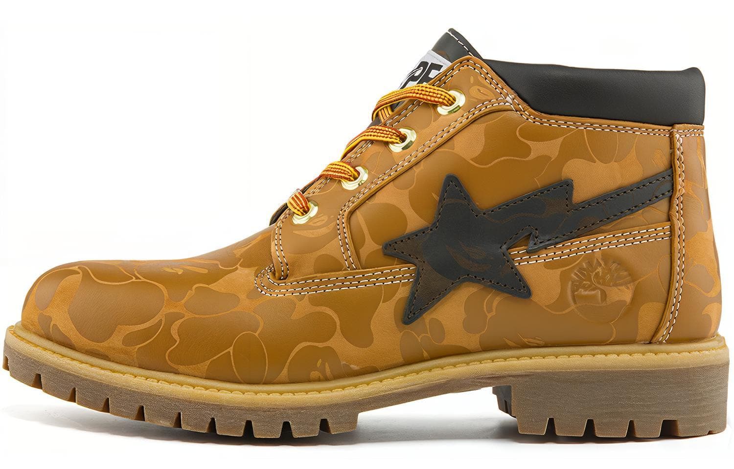 Ботинки уличные Bape x Timberland Chukka Wheat - изображение 1