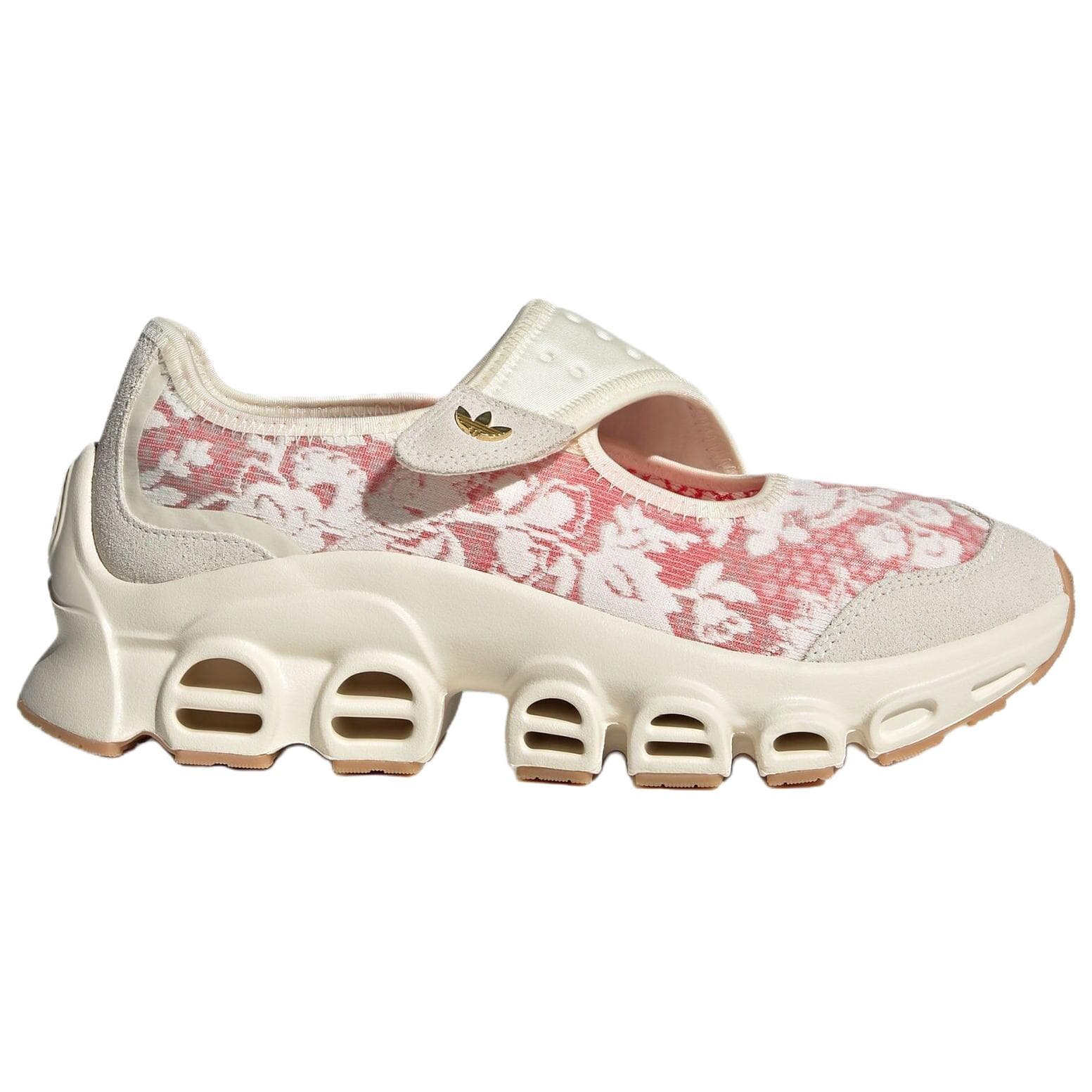 Liberty London X adidas originals Adifom Megajane Туфли Мэри Джейн Женские Белые Красные - изображение 2