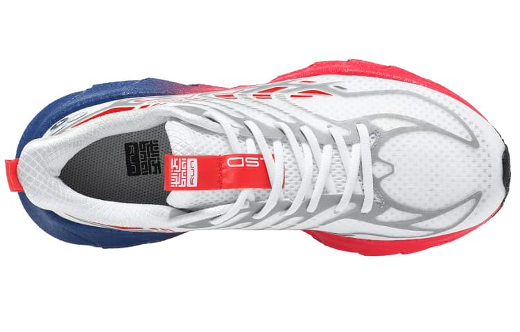 Кроссовки для бега BMAI Expedition 4.0 Plus White Blue Red - изображение 4