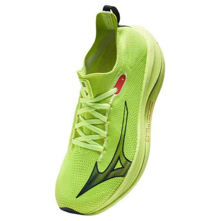 Кроссовки для бега Mizuno Neo Vista Дышащие Антислипные Устойчивые к Износу Низкие Беговые Кроссовки Унисекс Неоново-Желтые - изображение 3