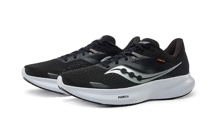 Кроссовки для бега Saucony Ride 16 Black White - изображение 3