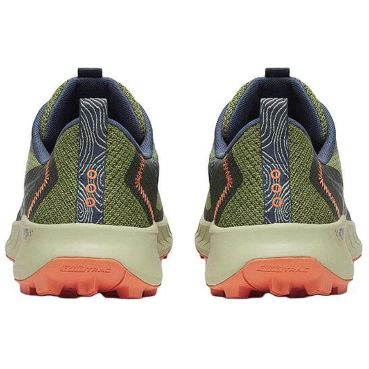 Кроссовки для бега Saucony Peregrine 15 Амортизация Дышащий Амортизация Дышащий Low Топ Беговые кроссовки Унисекс Зелёный - изображение 5