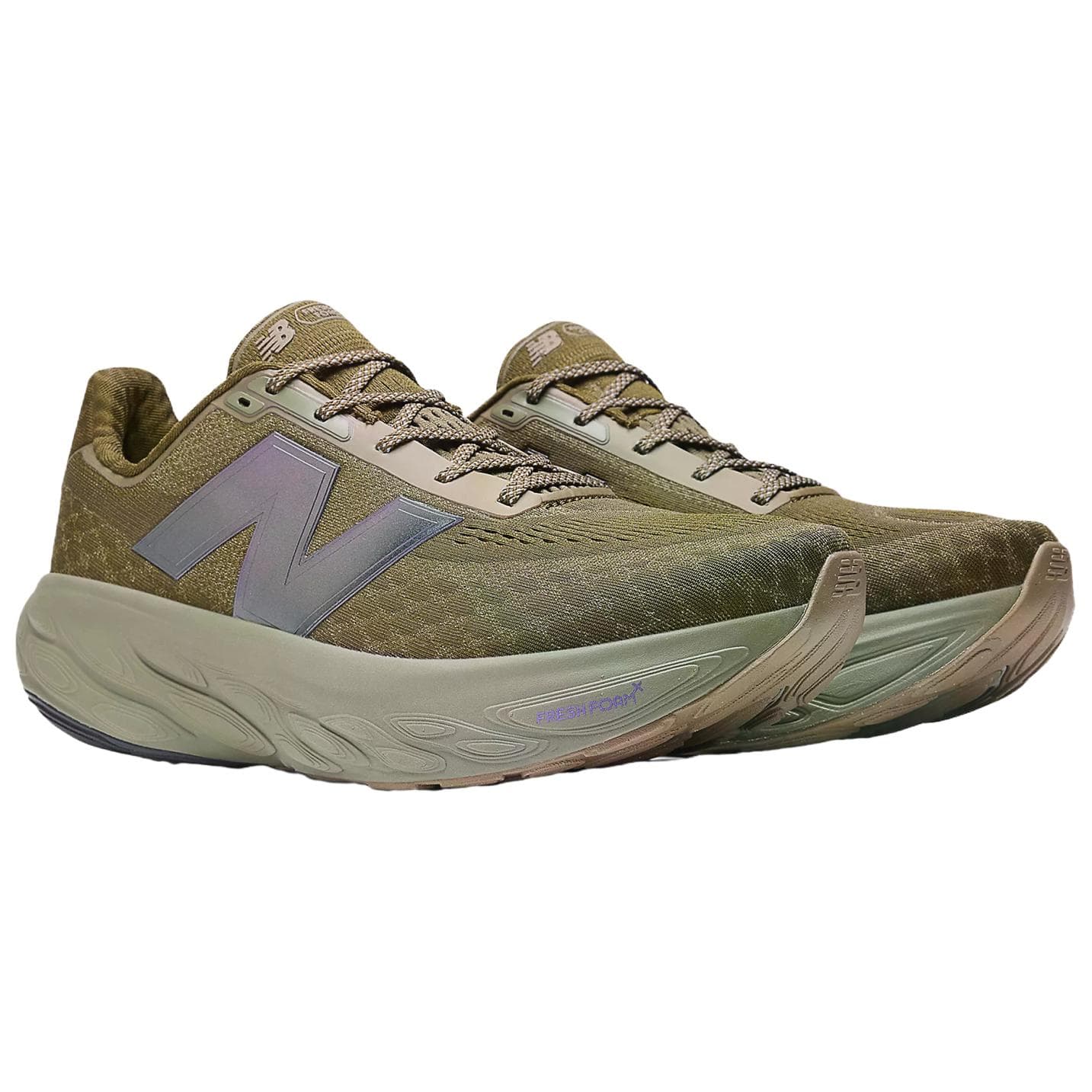 Кроссовки для бега New Balance NB Fresh Foam X 1080v14 Сетчатая ткань Беговые кроссовки Мужской Армейский зеленый - изображение 3