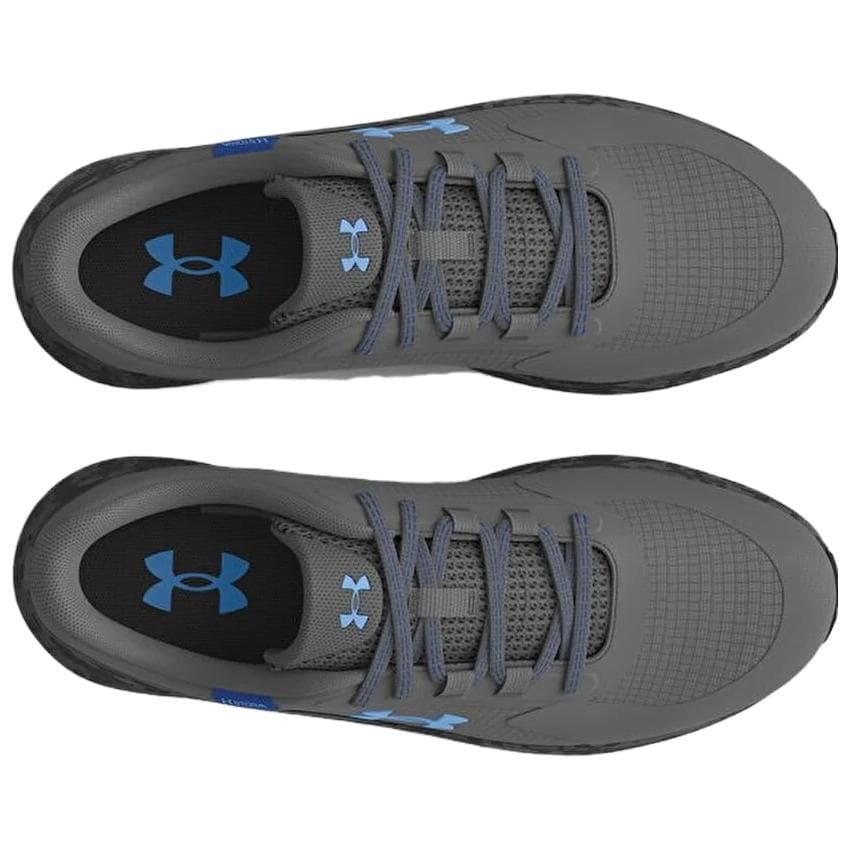 Кроссовки для бега Under Armour Charged Bandit Trail 3 Устойчивые к истиранию низкие беговые кроссовки для мужчин серо-синие - изображение 4