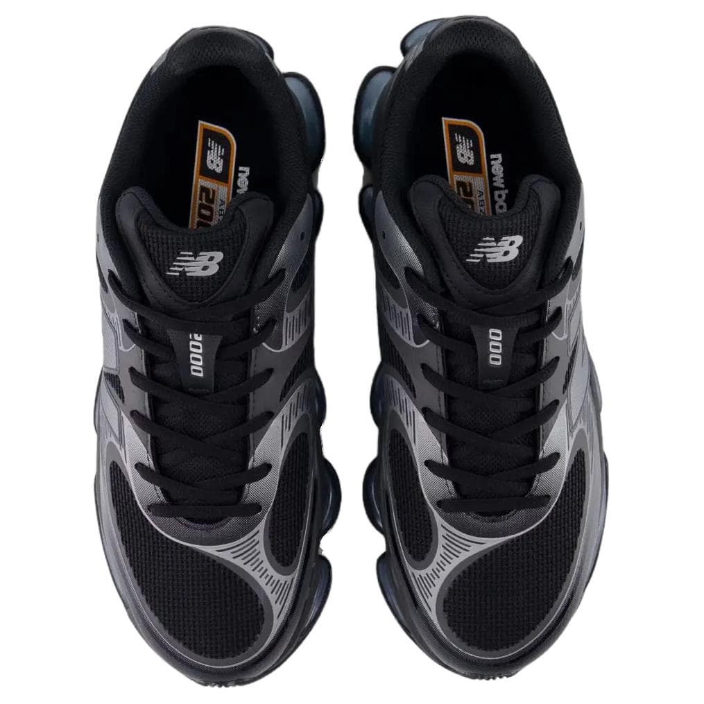 Кроссовки New Balance NB 2000 Устойчивая к истиранию Низкая Повседневная Обувь Унисекс Серебристо-Черная - изображение 4