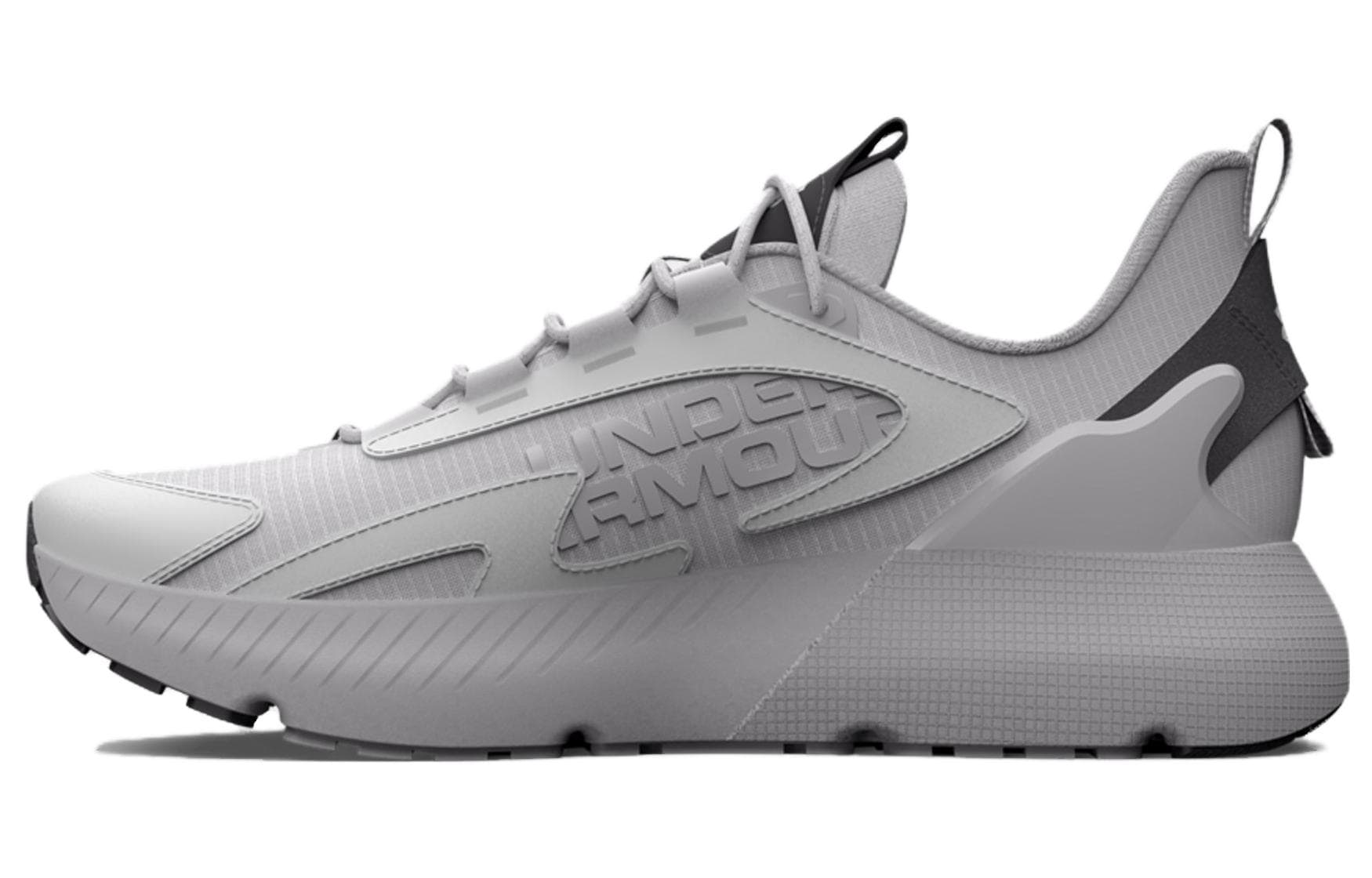 Кроссовки для бега Under Armour HOVR Mega 2 Удобные Устойчивые к истиранию Низкие Повседневные Беговые Кроссовки Унисекс Аврора Серый - изображение 1