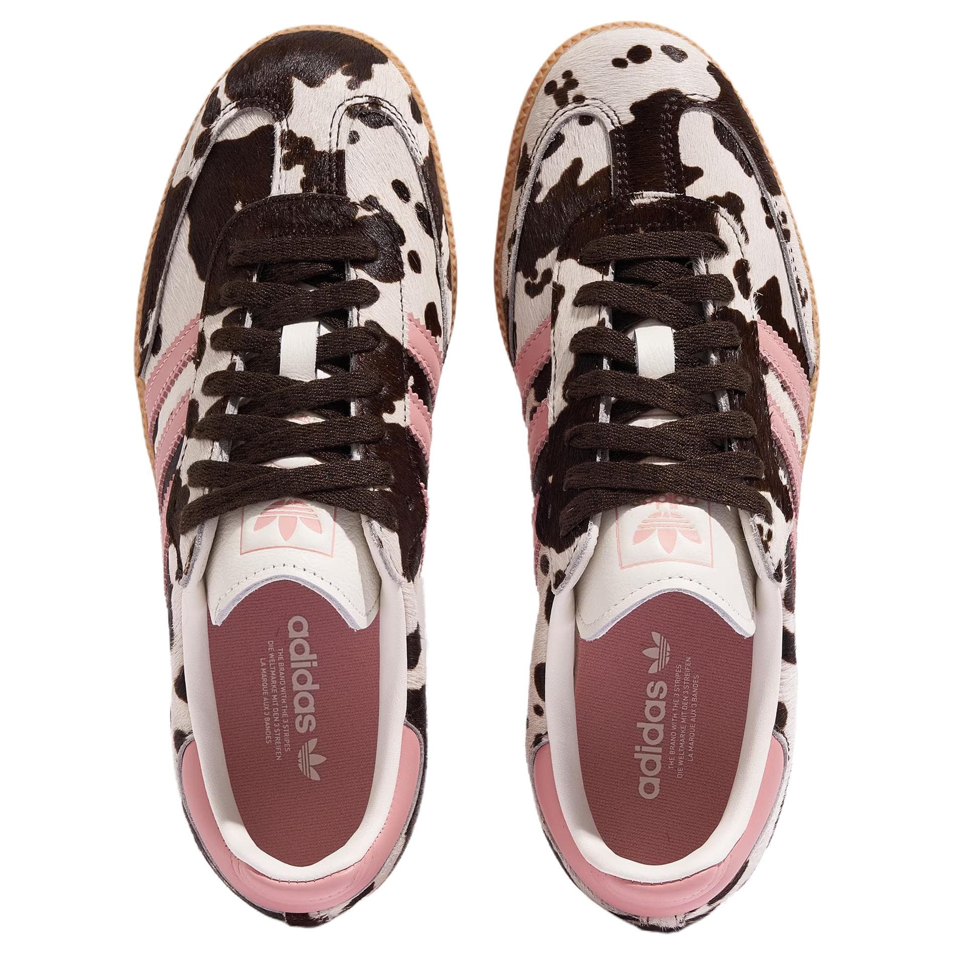 Кроссовки Adidas Originals Samba OG Кеды немецкой армии (GAT) Унисекс Белый-коричневый - изображение 3