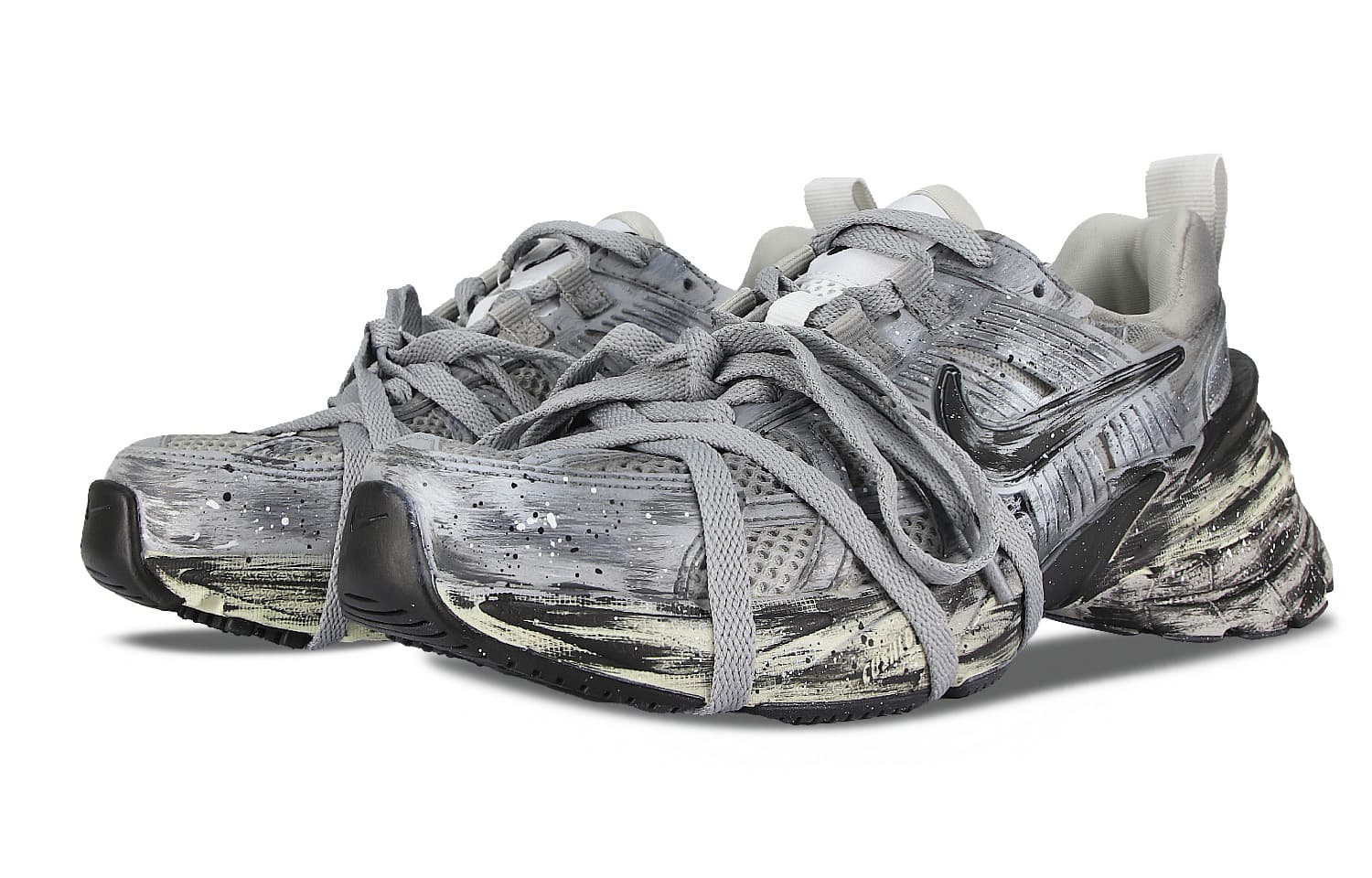Кроссовки для бега Nike V2K Run Silver White - изображение 3