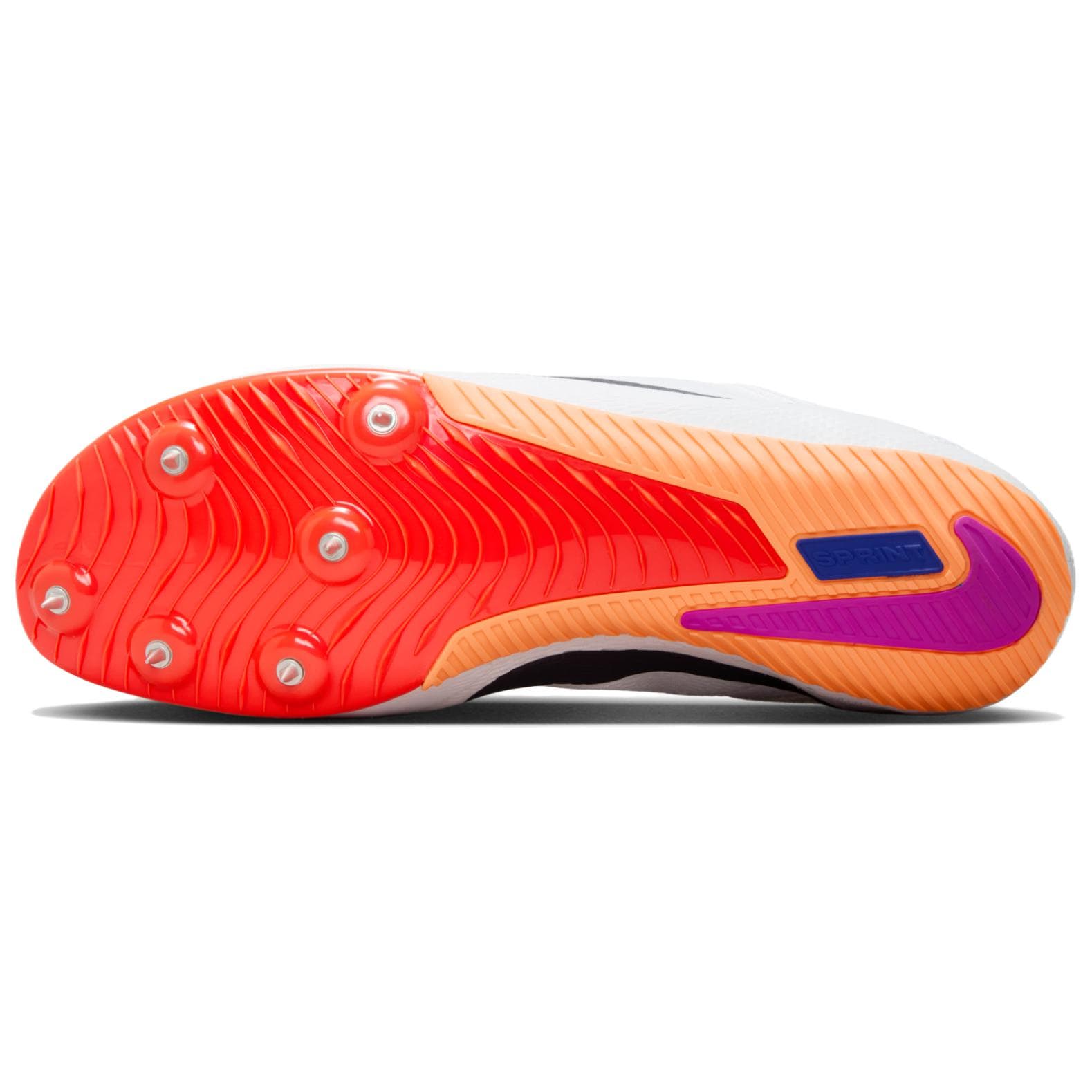 Кроссовки для бега NIKE ZOOM RIVAL SPRINT Дышащий Low Топ Беговые кроссовки Мужской Белый - изображение 6