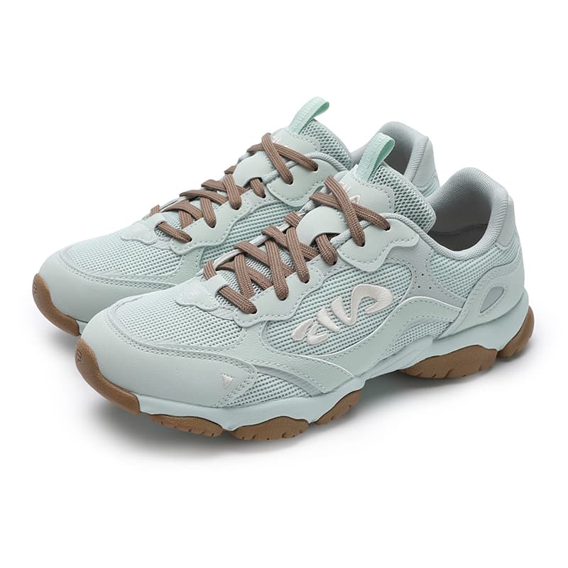 Кроссовки FILA FLUID 6 ST Устойчивые к истиранию Дышащие Низкие Кроссовки с Толстой Подошвой Женские Дымчато-зеленый - изображение 3