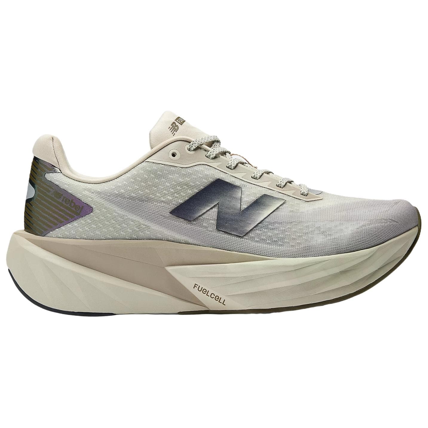 Кроссовки для бега New Balance FuelCell Rebel V5 Беговые кроссовки Мужские Светло-бежевые - изображение 2