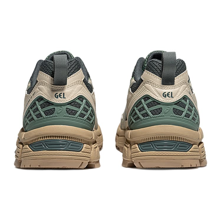 Кроссовки для бега ASICS Гель Kahana 8 Low Топ Городская Коммутация Беговые Кроссовки Женские Бежево-Зеленый - изображение 5