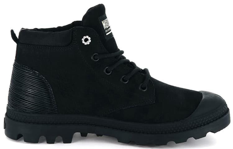 Ботинки уличные Palladium Pampa Lo Cuff Lea Black - изображение 2