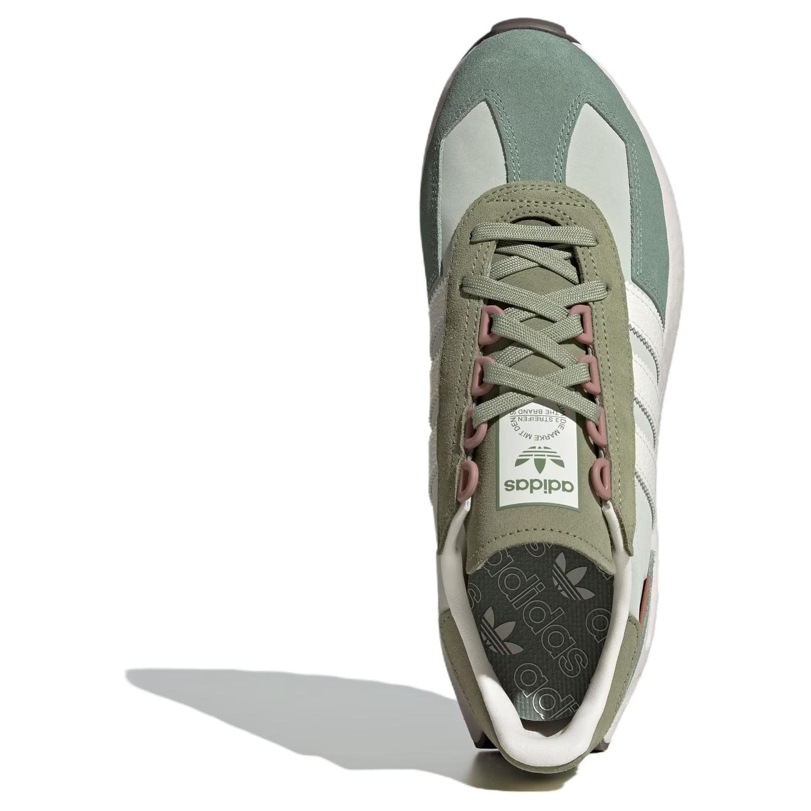Кроссовки для бега Adidas Originals Retropy E5 Синтетическая кожа кожа устойчивая к истиранию низкий топ беговые кроссовки женские - изображение 4
