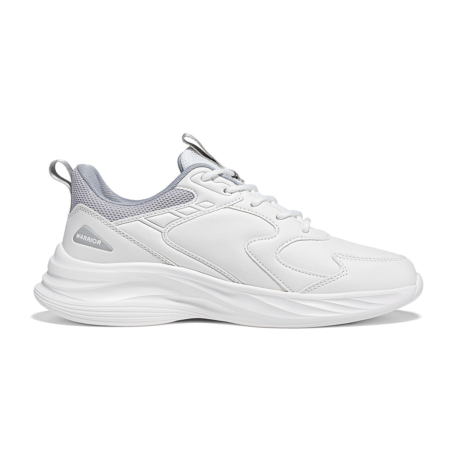 Кроссовки для бега WARRIOR Low Топ Беговые кроссовки Унисекс Бело-серый - изображение 2