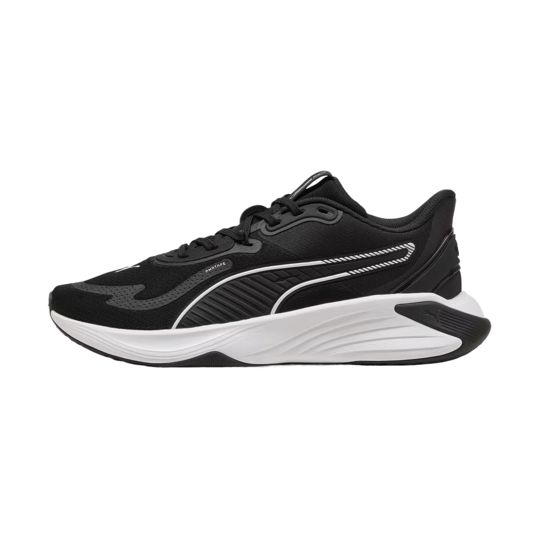Кроссовки для бега PUMA PWR Hybrid Комфортная Амортизация Низкие Беговые Кроссовки Мужские Черные - изображение 1