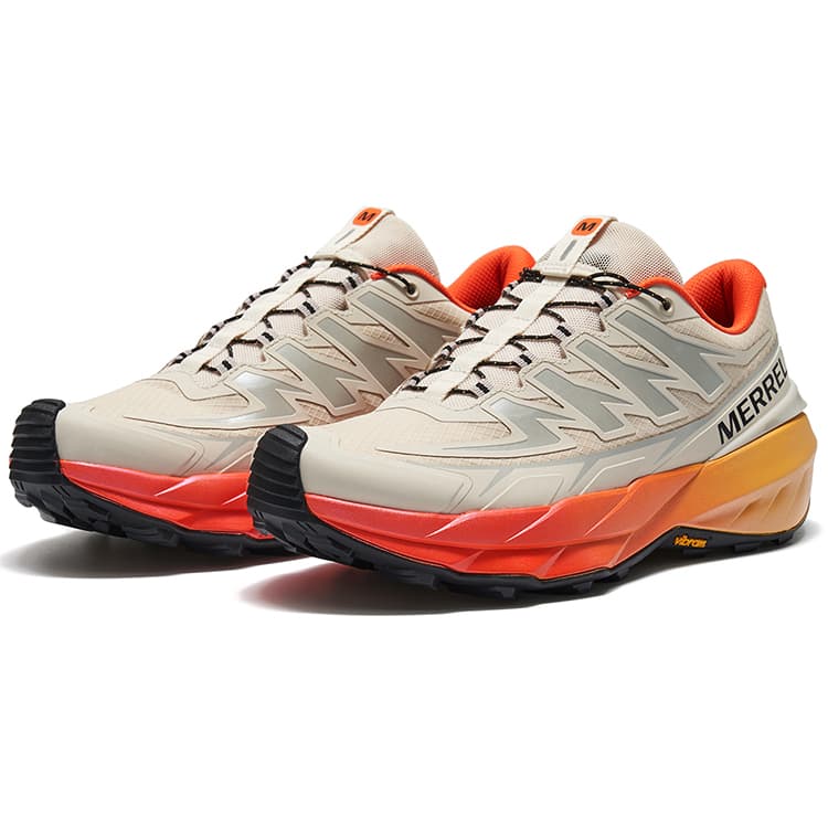 Кроссовки MERRELL VAST SKY Низкие кеды Уличная обувь Унисекс Бежевый Оранжевый Красный - изображение 2