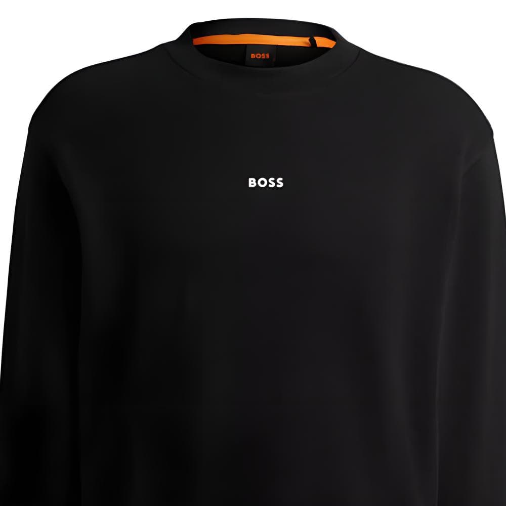 Кофта HUGO BOSS Relaxed-Fit Sweatshirt In Cotton Terry With Contrast Logo - изображение 2