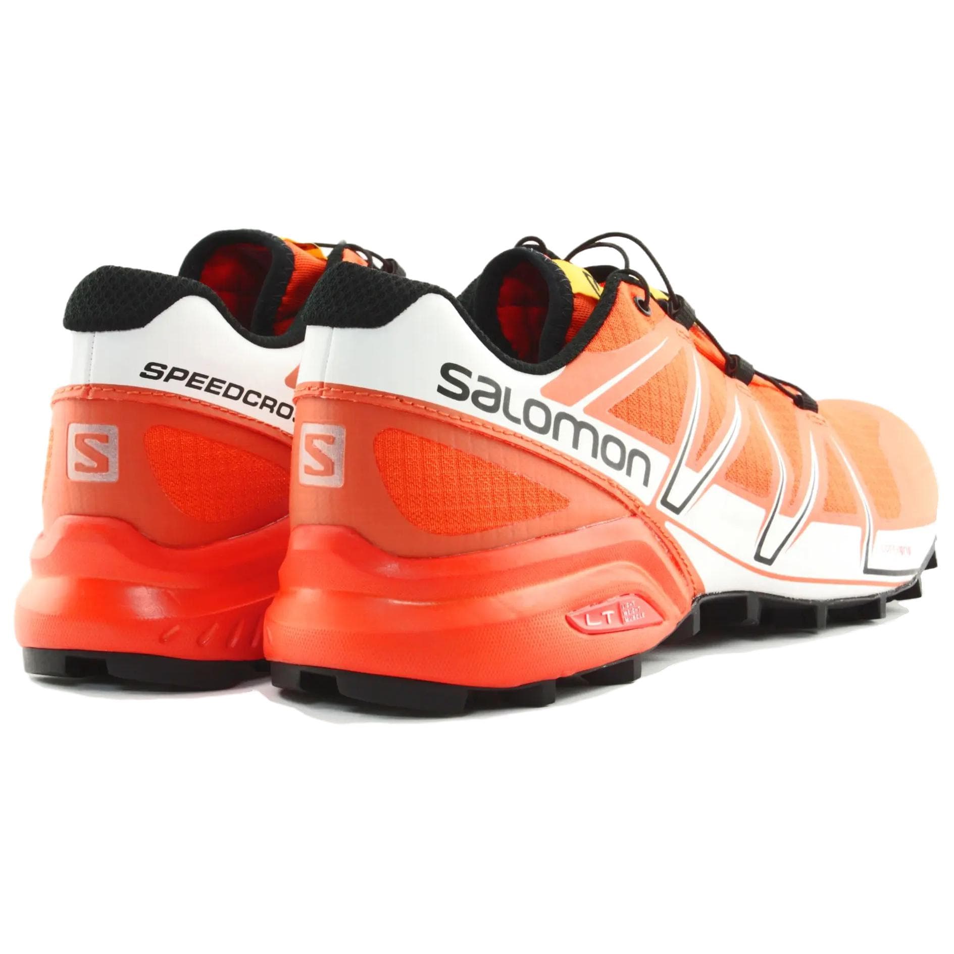 Кроссовки для бега SALOMON SPEEDCROSS PRO Износостойкие Низкие Беговые Кроссовки Мужские Оранжевые Белые - изображение 3