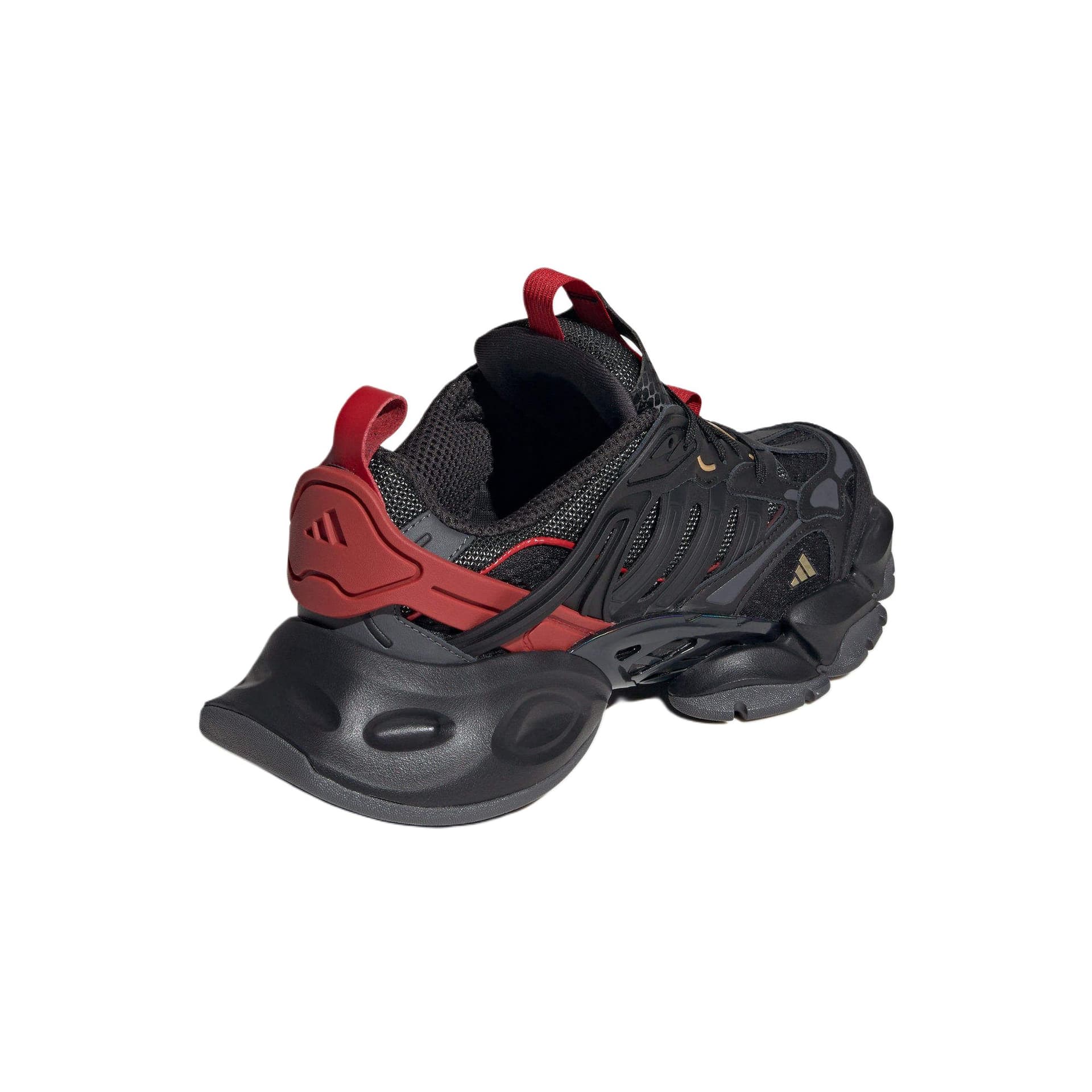 Кроссовки Adidas XLG RUNNER DELUXE Текстиль Кожа Низкие Кроссовки Унисекс Черные Красные - изображение 5