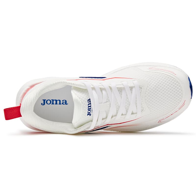 Кроссовки для бега Joma Сетчатая ткань Амортизация Дышащий Амортизация Дышащий Низкий Топ Спринт Беговые кроссовки Женские Белый Красный - изображение 4