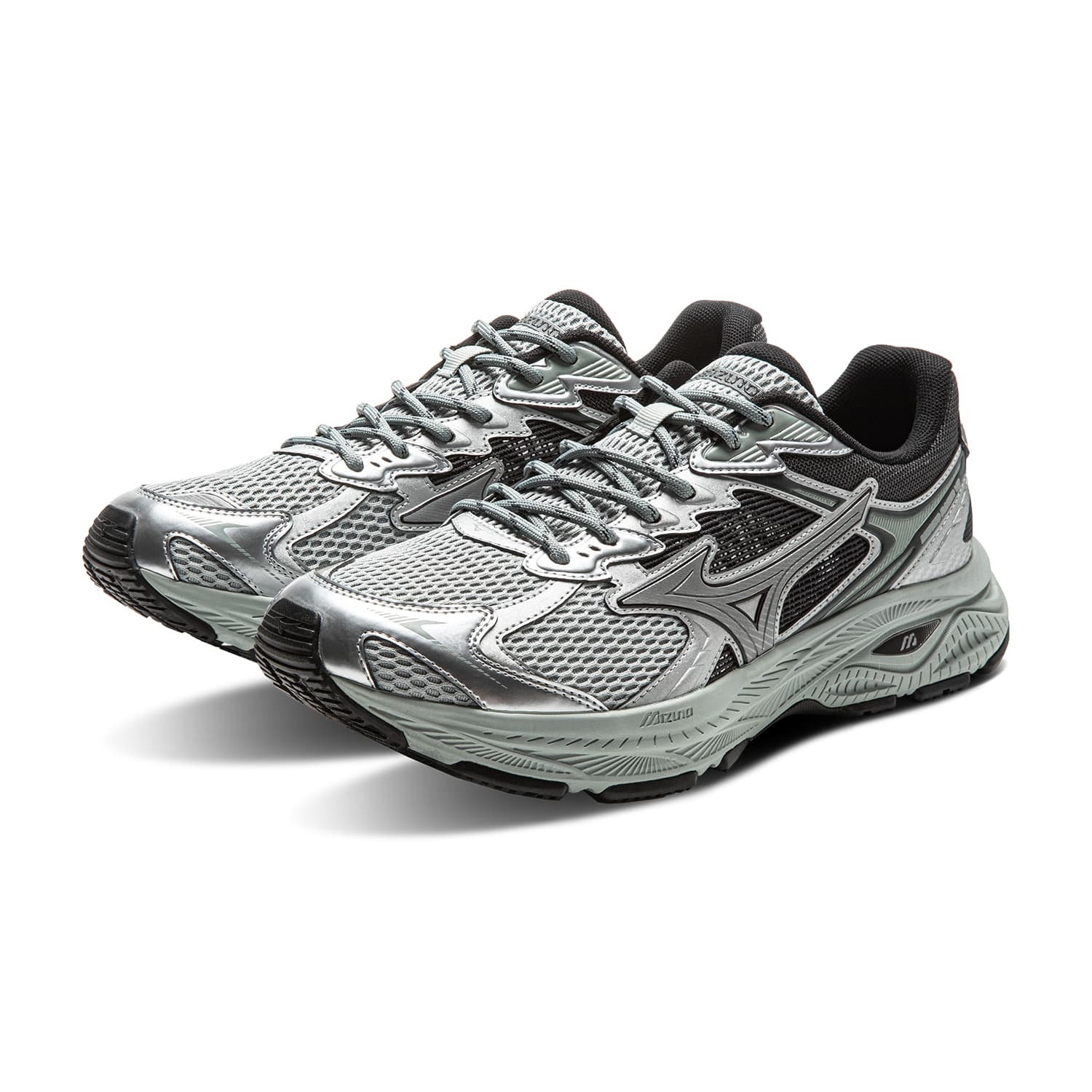 Кроссовки для бега Mizuno RACER V2 Текстиль Синтетическая кожа Амортизация Устойчивость к истиранию Дышащий Легкий - изображение 3