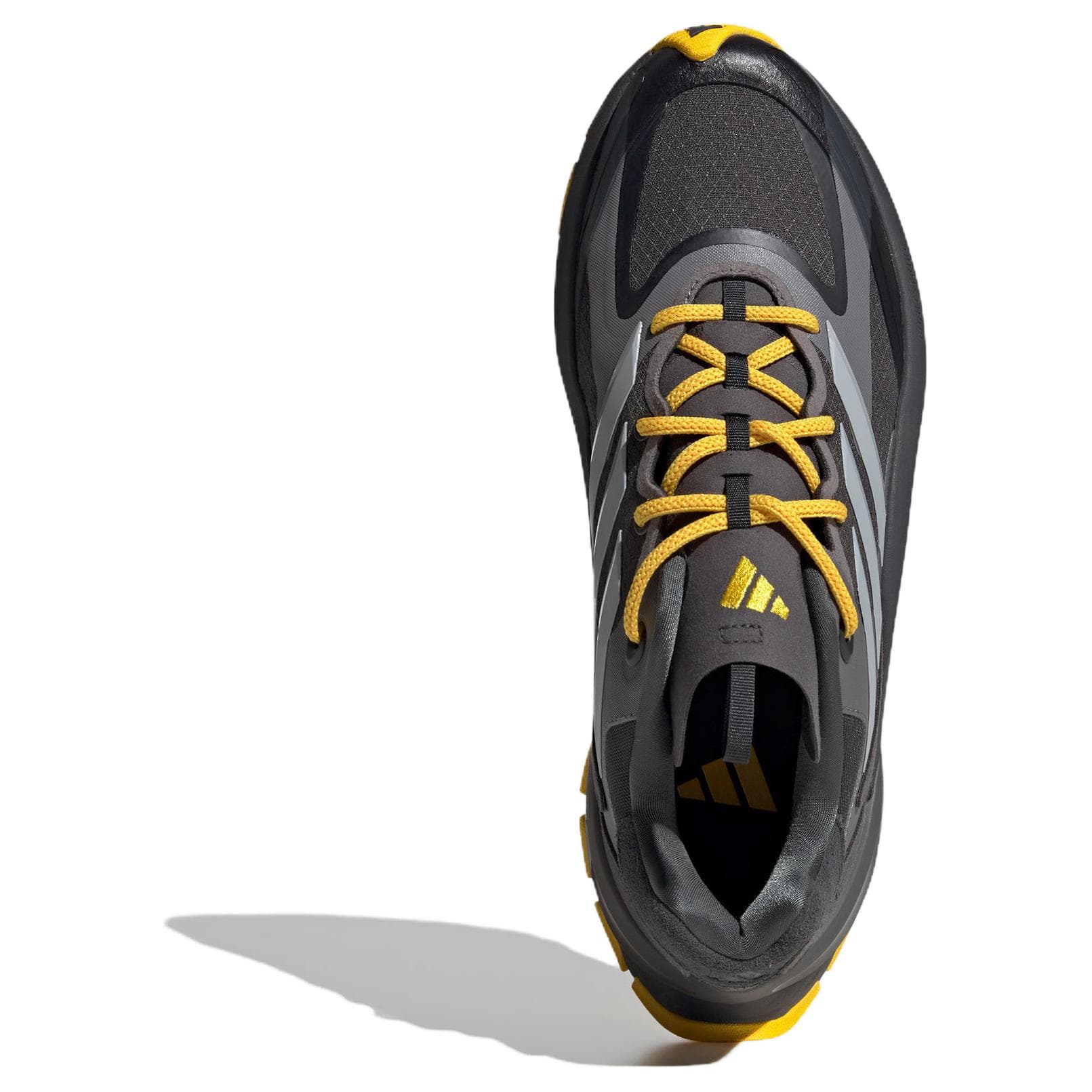 Кроссовки Adidas Maxxwavy Low Топ Кроссовки с Толстой Подошвой Унисекс Темно-Серый Желтый - изображение 5