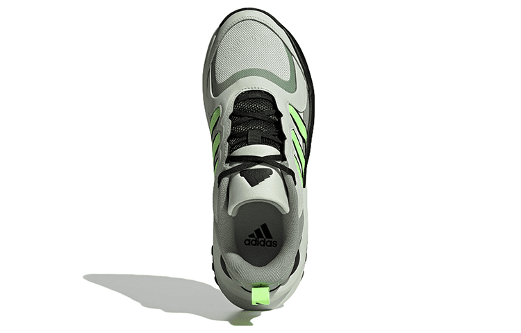 Кроссовки Adidas Maxxwavy Ткань Противоскользящие Низкие Повседневные Беговые Кроссовки Унисекс Черные Зеленые - изображение 5